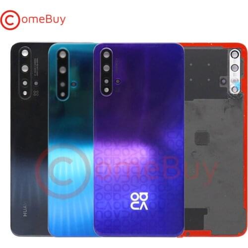 Original Back Glass Cover For Huawei Nova 5T Battery Glass Cover Rear Window Door Panel Case For Huawei Nova 5T Battery Cover