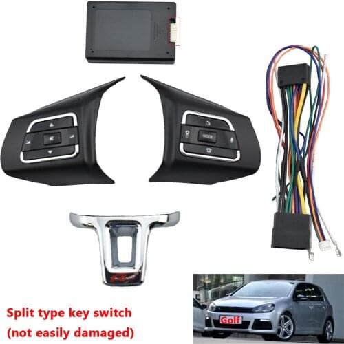 Steering wheel volume button switch For VW Jetta/Passat/Golf/Polo/Santana/ Lavida/Lamando/Touran/Bora/Sagitar hubs car parts