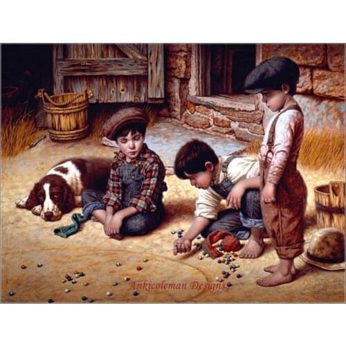 Needlework for embroidery DIY French DMC High Quality - Counted Cross Stitch Kits 14 ct Oil painting - Wiped Out