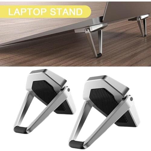 Foldable Laptop Stand Portable Zinc Alloy Desktop Cooling Tablet Bracket Universal For Notebooks And Tabletsphone Accessories