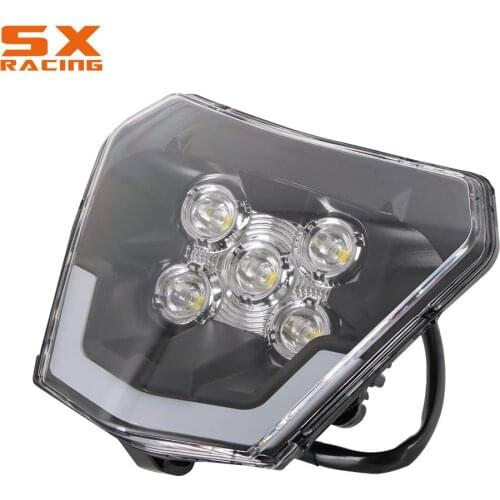 Motorcycle Universal Headlight Head Light Headlamp Lamp For KTM Husqvarna EXC XCF XCW TE TC FE 125 250 300 350 450 530 690
