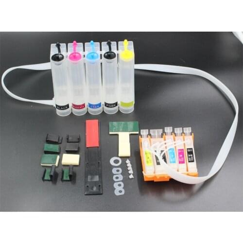 UP 1set PGI520 CLI-521CISS compatible for canon IP3600 IP4600 IP4700 MP540 MP540X MP550 MP560 MP620 MP620B MP630 ciss system