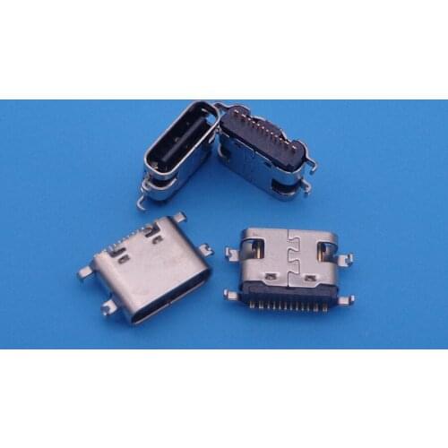 100pcs for Umidigi s2 micro mini usb jack 16-pin type-C connector socket charging replacement repair parts