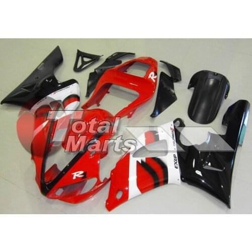 4Gifts New ABS Whole Motorcycle Fairings kit Fit for YZF1000-R1 R1 2000 2001 fairing 00 01 Custom Free red black white