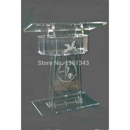 Acrylic Crystal fashion promotion The reception desk the speakers podium Welcome Taiwan lectern lectern The platform podium