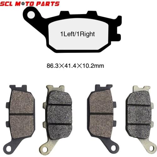 ALconstar-Motorcycle Set Of Parts Rear Brake Pads Discs For HONDA CB400/VRX 400/CB KAWASAKI EN650/KLE SUZUKI SV400/DL YAMAHA XJ6