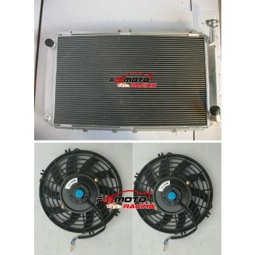 3 Row 52mm For Nissan GQ Patrol Y60 4.2L Petrol MT Manual Aluminum Racing Radiator + FAN