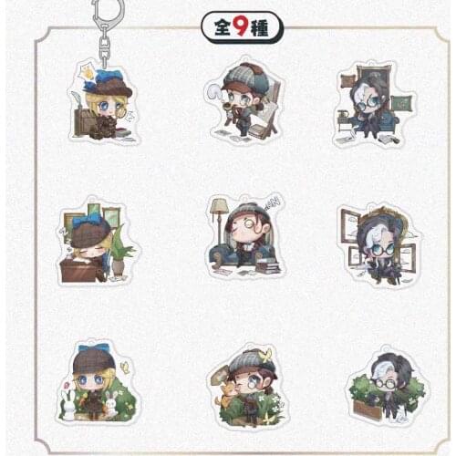 Anime Identity V Vera Nair Naib Subedar Game Acrylic Figure Stand Model Plate Keychain Bag Pendant Detective outfit Series Gift