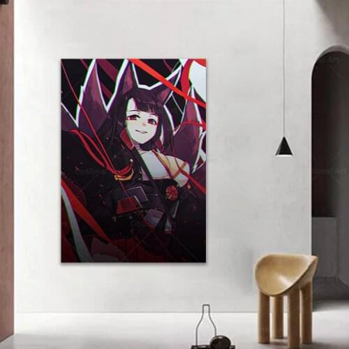 Akagi Muse Azur Lane Anime Canvas Poster Painting Wall Art Decor Living Room Bedroom Study Home Decoration Prints