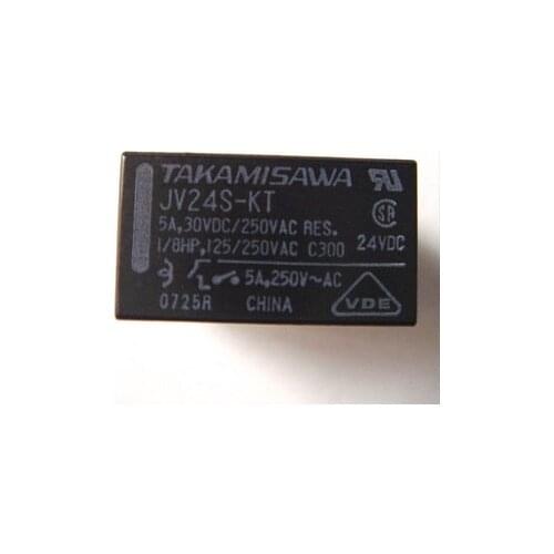 10 PCS JV24S-KT 24V/5A DC Takamisawa Relay