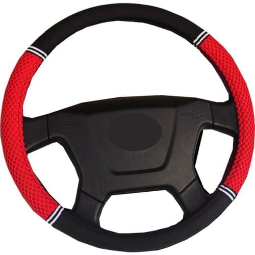 Car Steering Wheel Cover Wrap Volant Truck Lorry Bus Diameters For 36 38 40 42 45 47 50 CM Braid on the Steering wheel Durable