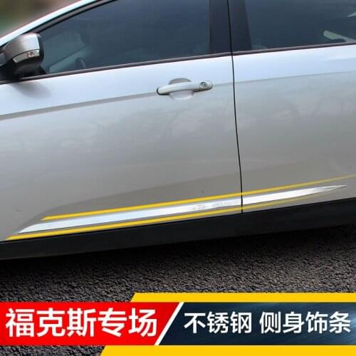 For Ford Focus 2012 2013 2014 2015 2016 2017 2018 High-quality stainless steel Car door decoration bright strip