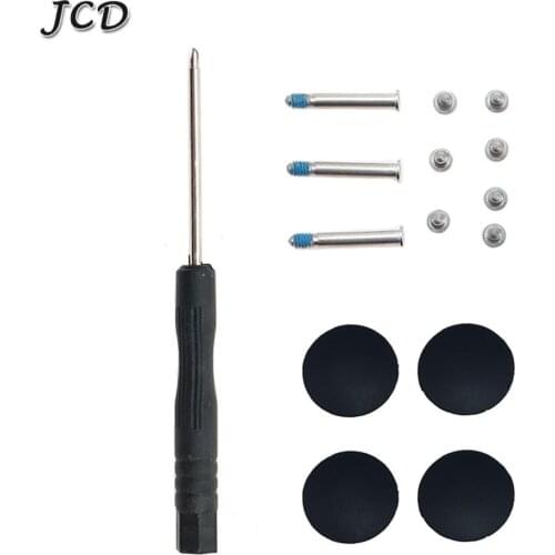 JCD For Macbook Pro A1278 A1286 A1297 Rubber Feet Bottom Bottom Back Case Cover Screws+ Screwdriver