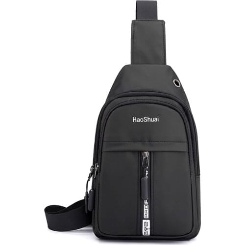 Fashion Small Men Crossbody Bags 2021 Casual Brand Chest Packs High Quality Nylon Sling Shoulder Bag Travel Anti-theft Phone Bag