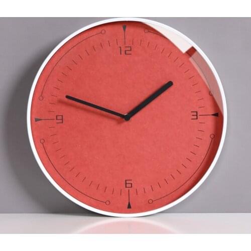 Nordic Modern Wall Clock Living Room Silent Luxury Simple Bedroom Clocks Wall Red Green Classic Reloj Cocina Home Decor ZB5WC