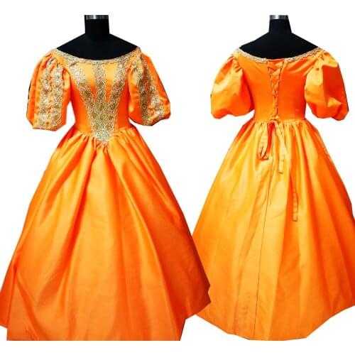 2020 New victorian Halloween Cosplay dress Colonial Georgian Renaissance Gothic Historical dress D-529