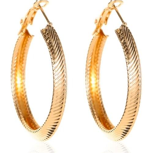 New earrings fashion circle thread hoop earrings earring exaggerated trendy earrings womens jewelry