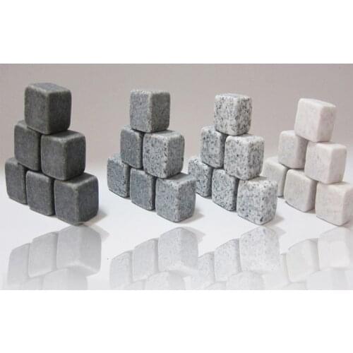 Drixon 100% Natural Whiskey Stones Sipping Ice Cube Whisky Stone Whisky Rock Cooler Wedding Gift Favor Christmas Bar