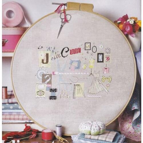 Top Quality lovely counted cross stitch kit tailors shop sewing shop dress shop hop dressmaker