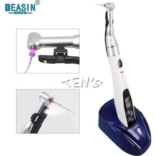 Dental Wireless LED Mini Endo Motor Treatment Root Canal Therapy Instrument Cordless with 16:1 Reduction Contra Angle Treatment