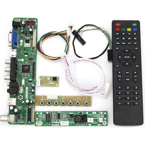 T.VST59.03 LCD/LED Controller Driver Board(TV+HDMI+VGA+CVBS+USB) For M236H3-LA3 LVDS Reuse Laptop 1920*1080