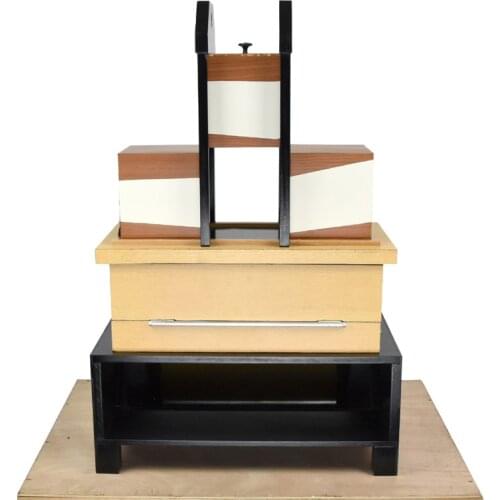 Tri-Section Illusion Magic Tricks Amazing Stage Magia Box Arm Magie Illusion Gimmick Props Fun Box Magica Professional Magician