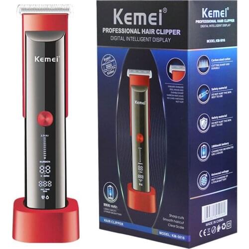 Original adjustable 5 speed barber cordless hair trimmer for men electric beard trimmer rechargable hair clipper professional