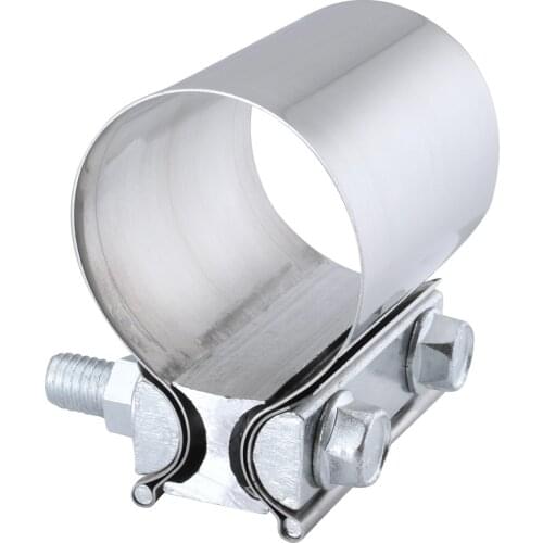 ESPEEDER Universal 2.0 Inch Stainless Steel Clamp Kit High Strength Exhaust Auto Turbo Pipe Clips