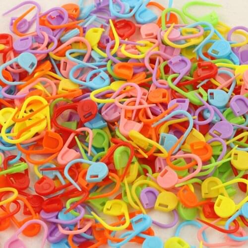 21x11mm Mixed Color Safety Pins Holder Plastic Yarn Clasps Hooks DIY Sewing Tools Accessories Needles Jewelry Making Supplies