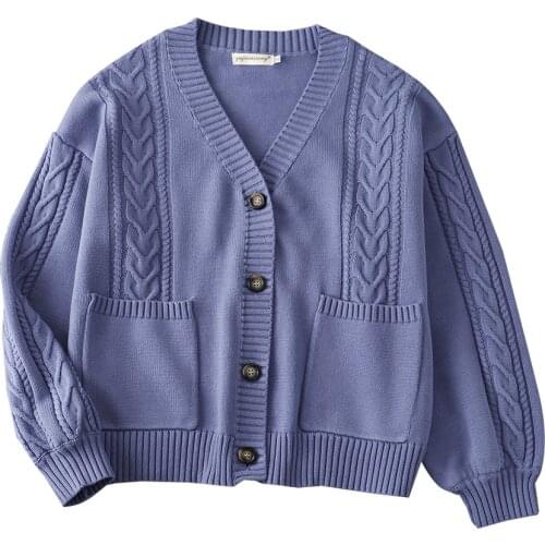 Winter School JK Uniform Sweater Coat Anime Cosplay Costumes Cardigan Outerwear Sweater Knitting Coat For Girl Cotton Thickening