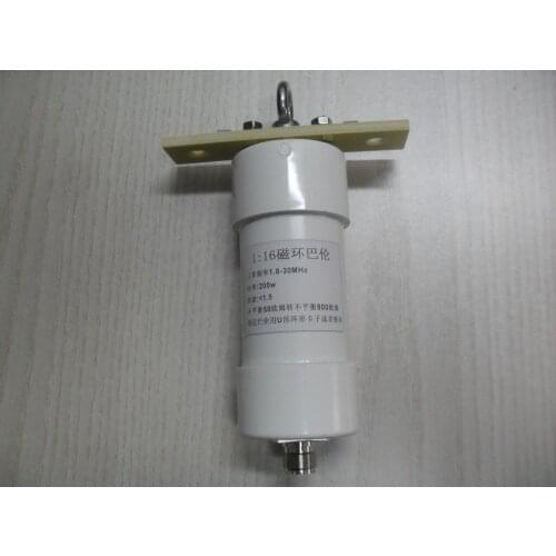 1:16 200w Short Wave Impedance Conversion Fishing Rod Antenna Long Wire Antenna Diamond Antenna