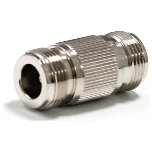 1PC N Female to female jack RF Coax Adapter convertor coupler Straight Nickelplated NEW wholesale