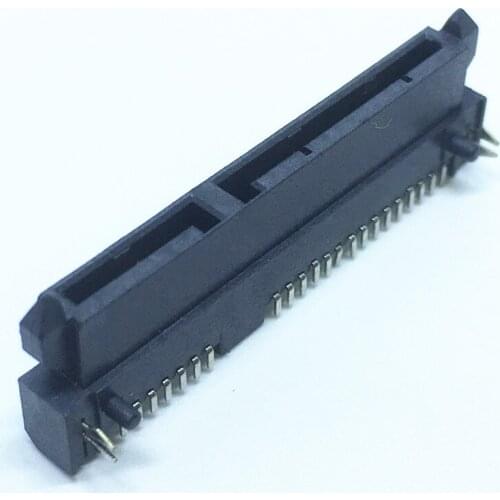 SATA 7P+15 SMD / Curved needle SATA hard disk socket type A