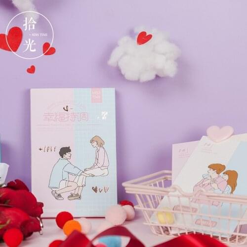 30 Sheets/Set Novelty Happy Valentines Day Postcard Greeting Card Message Card Birthday Gift Card