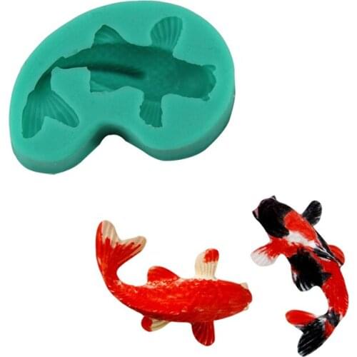 3D Silicone Fish Sheap Cake Mold Baking Decoration Tool For Chocolate Fondant Cookies Dessert