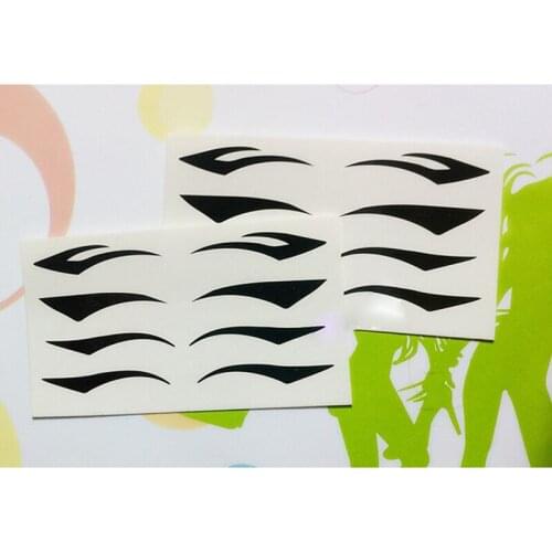 4 pair different eyes stickers Trendy Cat Style Temporary Double Eyeshadow Eyelid Tape Eye Sticker Smoky Tattoo Eye Makeup Tools