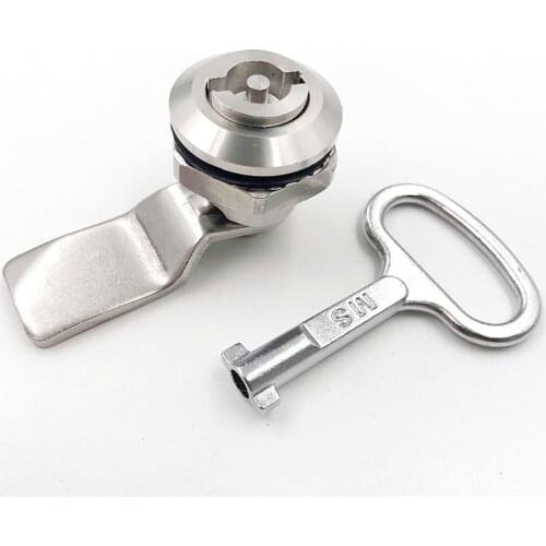 5PCS Zinc Alloy Metro/HSR/Train Door Lock Multifunction Electric Cabinet Lock Trash Bin Elevator Scalator Triangle Lock