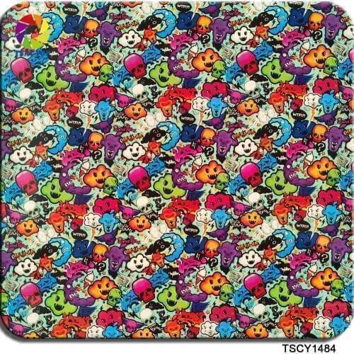 Free shipping TSCY1484 0.5*2m/10m weather water transfer printing hydrographics film