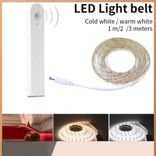 DALCAN Wireless PIR Motion Sensor USB LED Strip Closet Cabinet Bedroom Sensor Night light For Wardrobe Stairs Kitchen Lighting