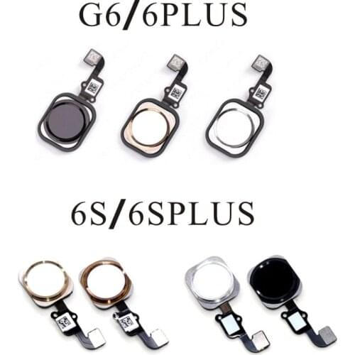 For iPhone 6Plus 6S 6S Plus Home Button Assembly Flex Cable Sensor Ribbon Complete Spare Parts Replacement