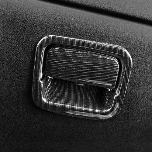 For Mitsubishi Outlander 2016 2017 2018-2020 ABS Black Matte Car Copilot Glove Storage box cover trim sticker Car Styling