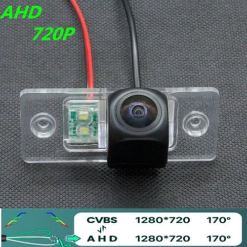 AHD 720P/1080P Fisheye Car Rear View Camera For SEAT Leon 5F MK3 2011~2016 Passat Tiguan Polo Santana Golf Vehicle Camera