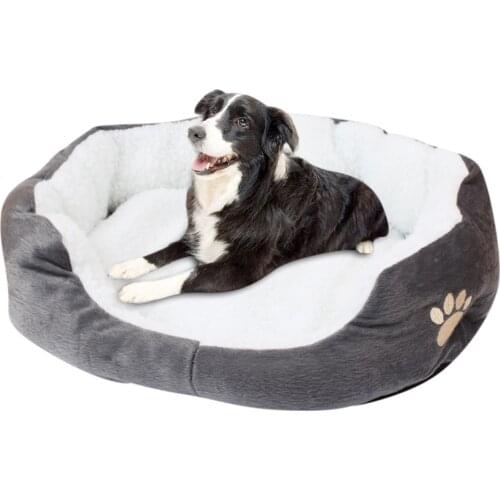 Bone Pet Bed Warm Pet Products For Small Medium Large Dog Soft Pet Bed For Dogs Washable House For Cat Puppy Kennel Mat L3