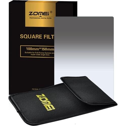 Zomei Square Filter 100mm x 150mm Graduated Neutral Density Gray GND248 ND16 100mm*150mm 100x150mm for Cokin Z-PRO Series Filter