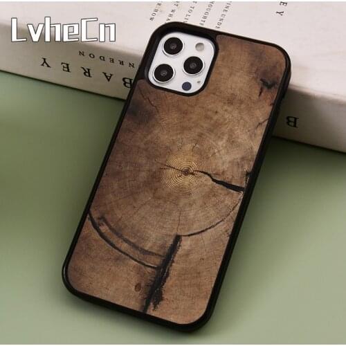 LvheCn Bamboo Wood Pattern Phone Case Cover For iPhone 5 SE 2020 6s 7 8 Plus 11 12 Pro X XR XS Max Samsung S8 S9 S10 coque