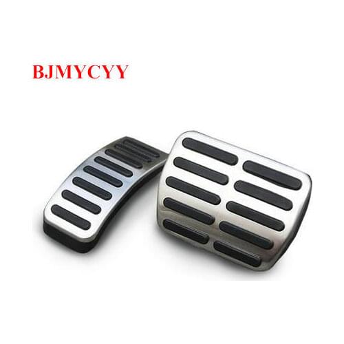 BJMYCYY Car Fuel Brake Clutch pedals Plate Cover for Volkswagen VW Polo Bora Lavida Jetta MK4/Golf MK4/Skoda Fabia