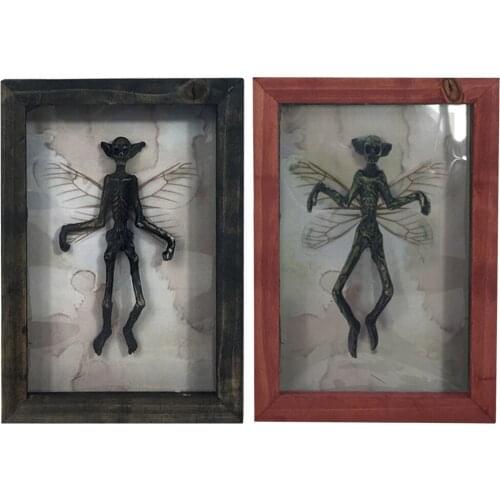 Novelty Clown Wall Picture Frame Decorative Halloween Ornament Statue Photo Props Cabinet TV Stand Craft