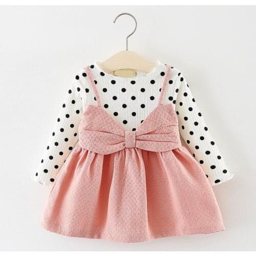 Newborn Baby Girl Clothes Kids Lounge Set Children Dress Long Sleeve Knitting Outfit 10 18 Month