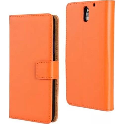 OEEKOI 11 Color Genuine Leather Wallet Stand Case Cover For HTC Desire 610 with Card Holder High Quality Mobile Phone Cover Free