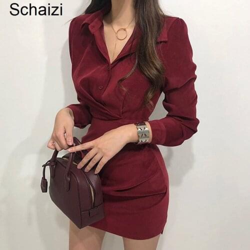PYGH Fashionable Shirt Dresses